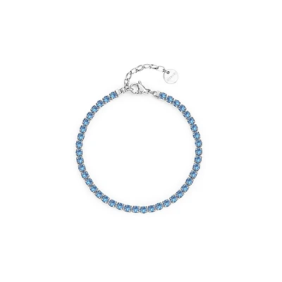 Desideri Stainless Steel & Cubic Zirconia Tennis Bracelet