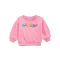 Baby Girl's Inflatable Logo Sweatshirt