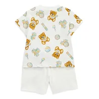 Baby's 2-Piece Toy Bear T-Shirt And Shorts Set