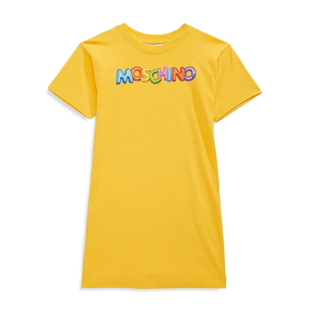 Little Girl's Inflatable Logo T-Shirt Dress