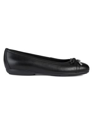 Annytah Faux Fur Lined Nappa Leather Ballet Flats