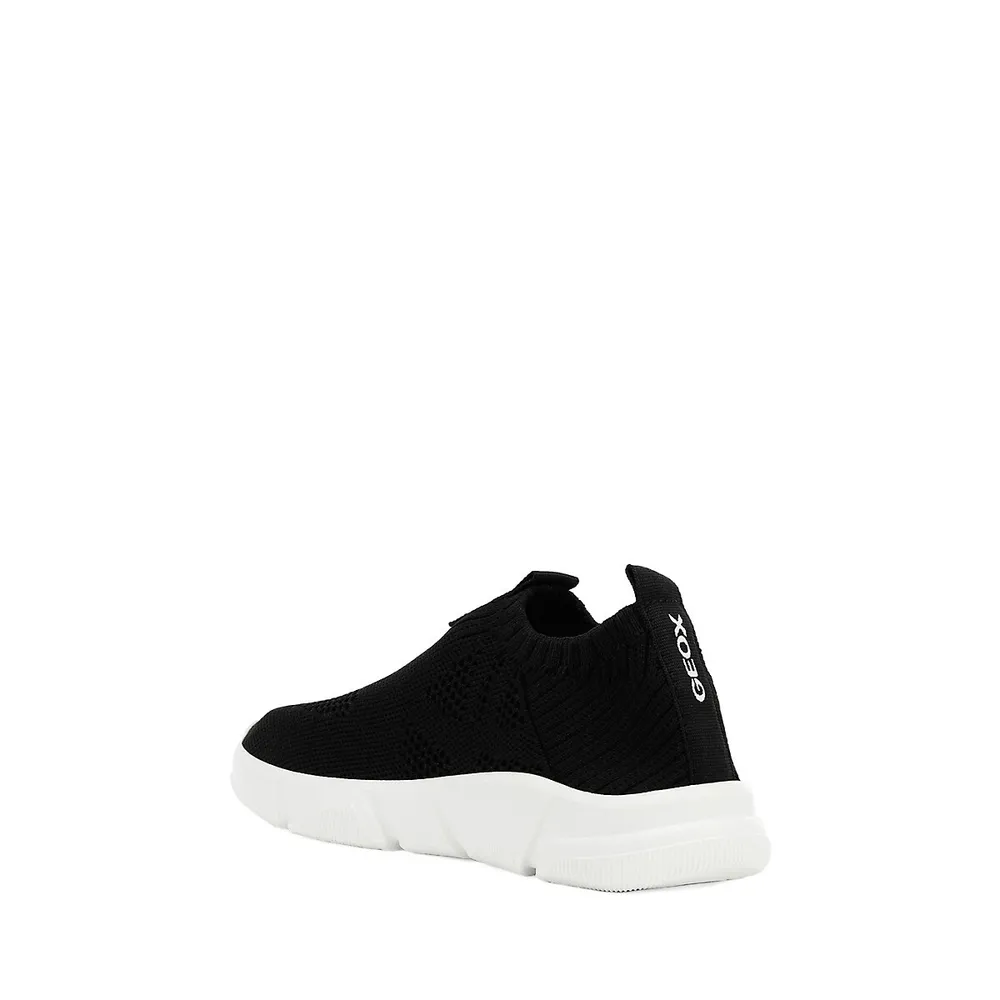 Boy's Aril Knit Slip-On Sneakers