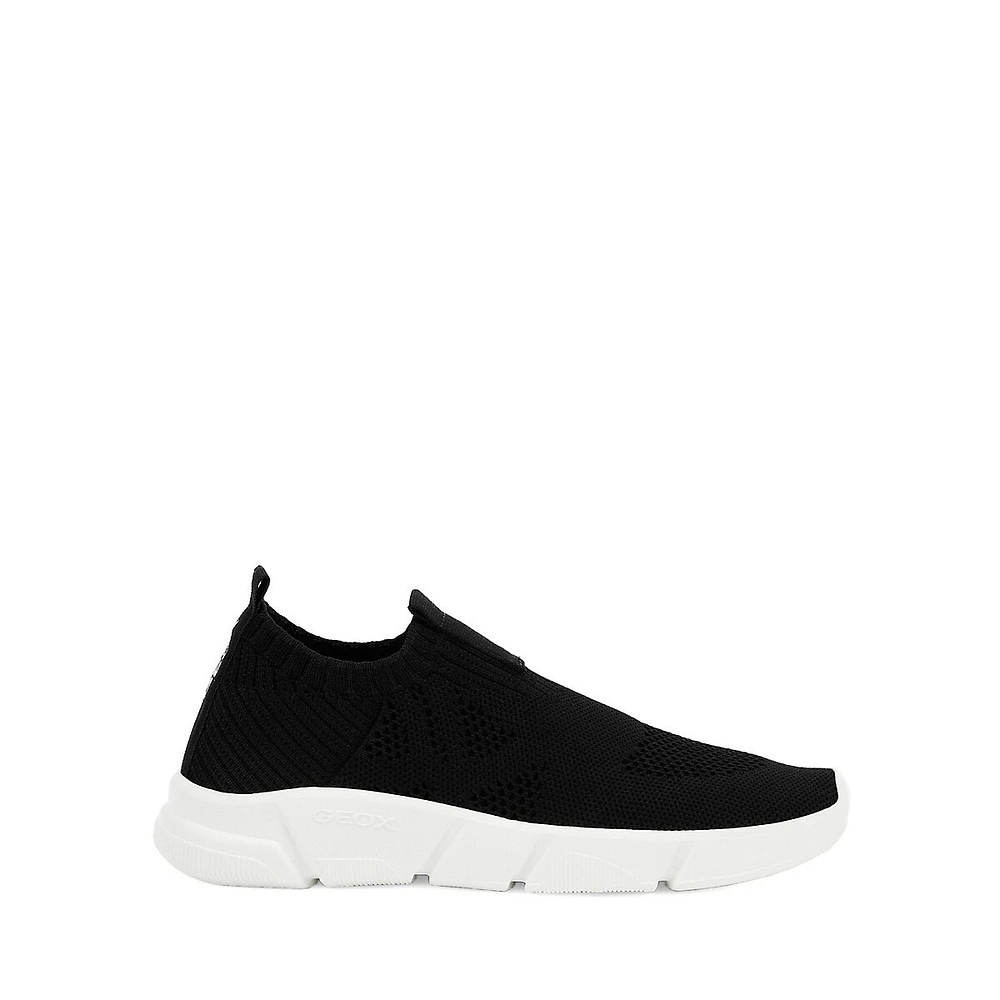 Boy's Aril Knit Slip-On Sneakers