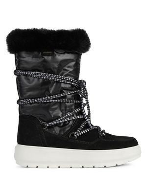 Women's Kaula Faux-Fur Trim Waterproof Winter boots