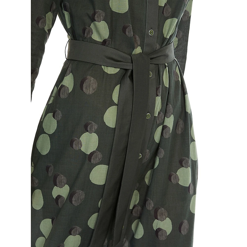 Vigile Print Shirtdress