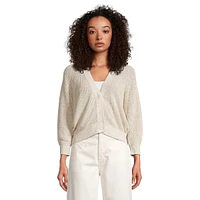 Cotton & Linen Knit Cardigan