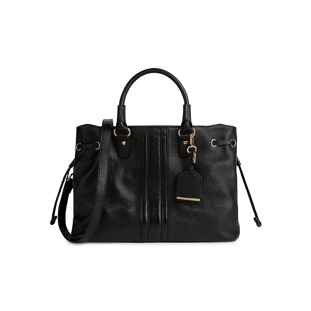 Marsila Tumbled Leather Satchel