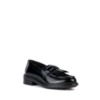 Women's Walk Pleasure C Leather Fringe Loafers