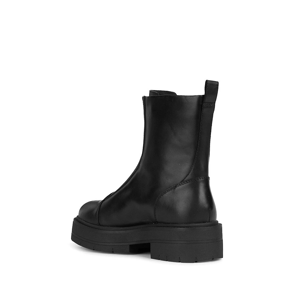 Bottillons en cuir zippés Spherica EC7 C pour femme