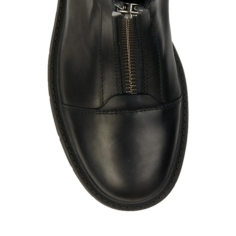 Bottillons en cuir zippés Spherica EC7 C pour femme