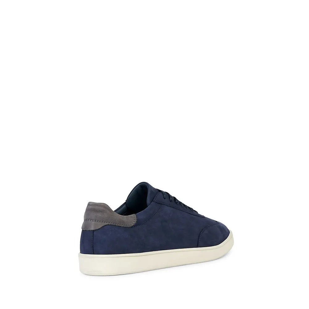 Men's Regio Nubuck Leather Low-Cut Sneakers