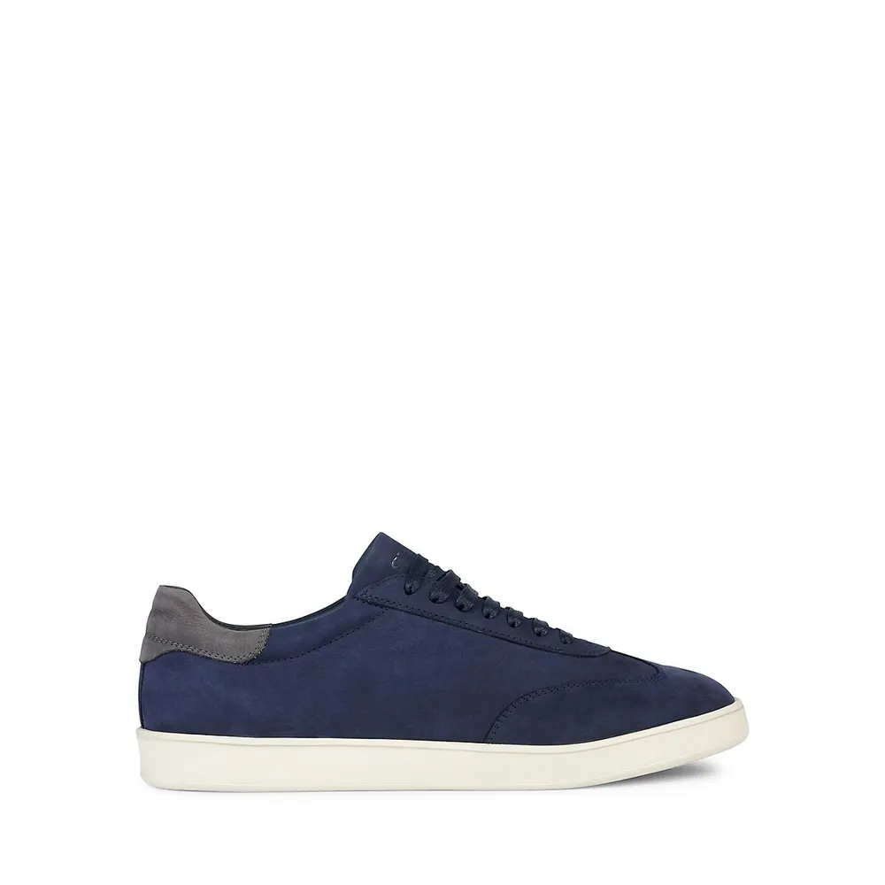 Men's Regio Nubuck Leather Low-Cut Sneakers