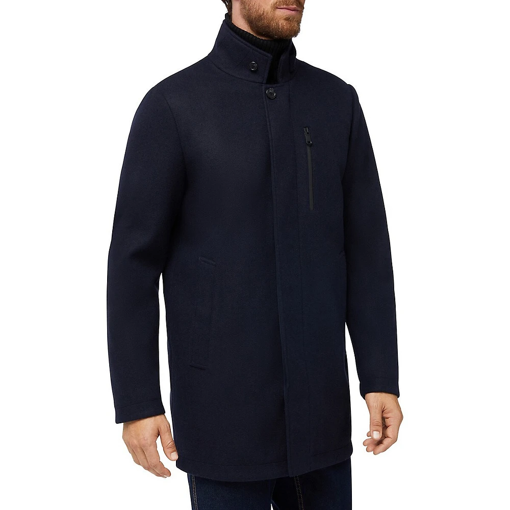 Monreale Wool-Look Longline Coat