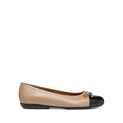 Annytah Leather Ballarina Flats