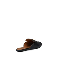 Palmaria Leather Loafer Mules