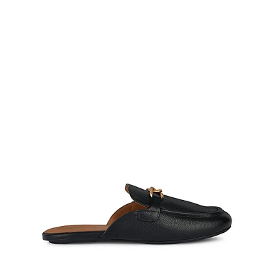 Palmaria Leather Loafer Mules