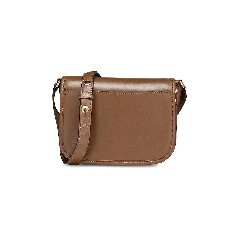 Flavrie Leather Crossbody Bag