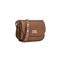 Flavrie Leather Crossbody Bag