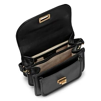 Flavrie Leather Crossbody Bag