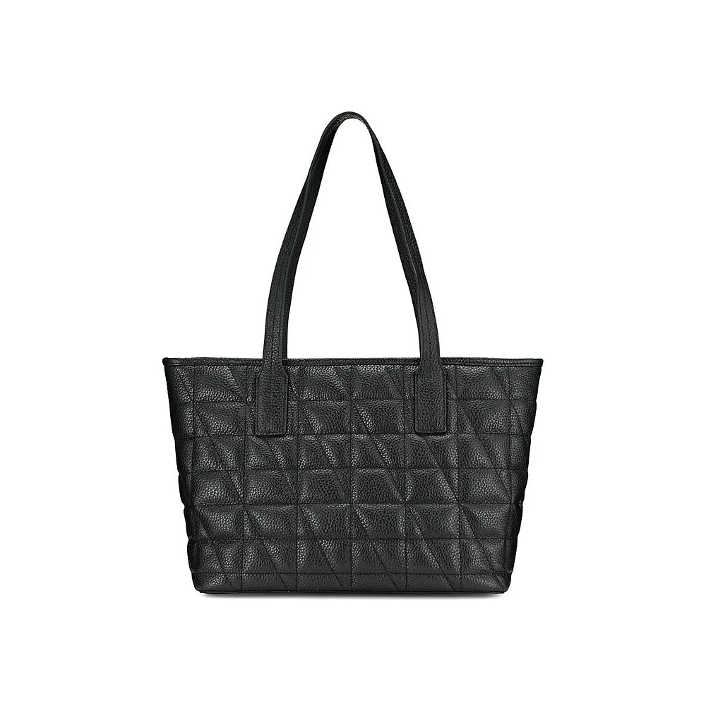 Gardren Quilted Leather Tote