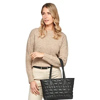 Gardren Quilted Leather Tote