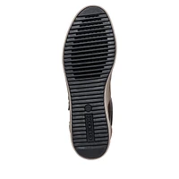 Mixed Media Side-Zip Sneakers