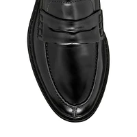 Women's Leather Penny Loafers