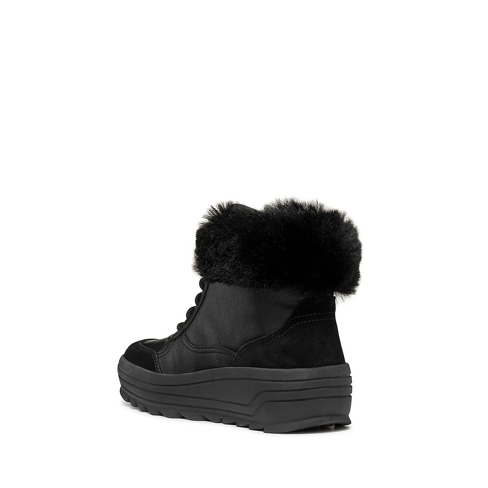 Women's Milleiny Abx Waterproof Faux Fur-Trim Ankle Boots