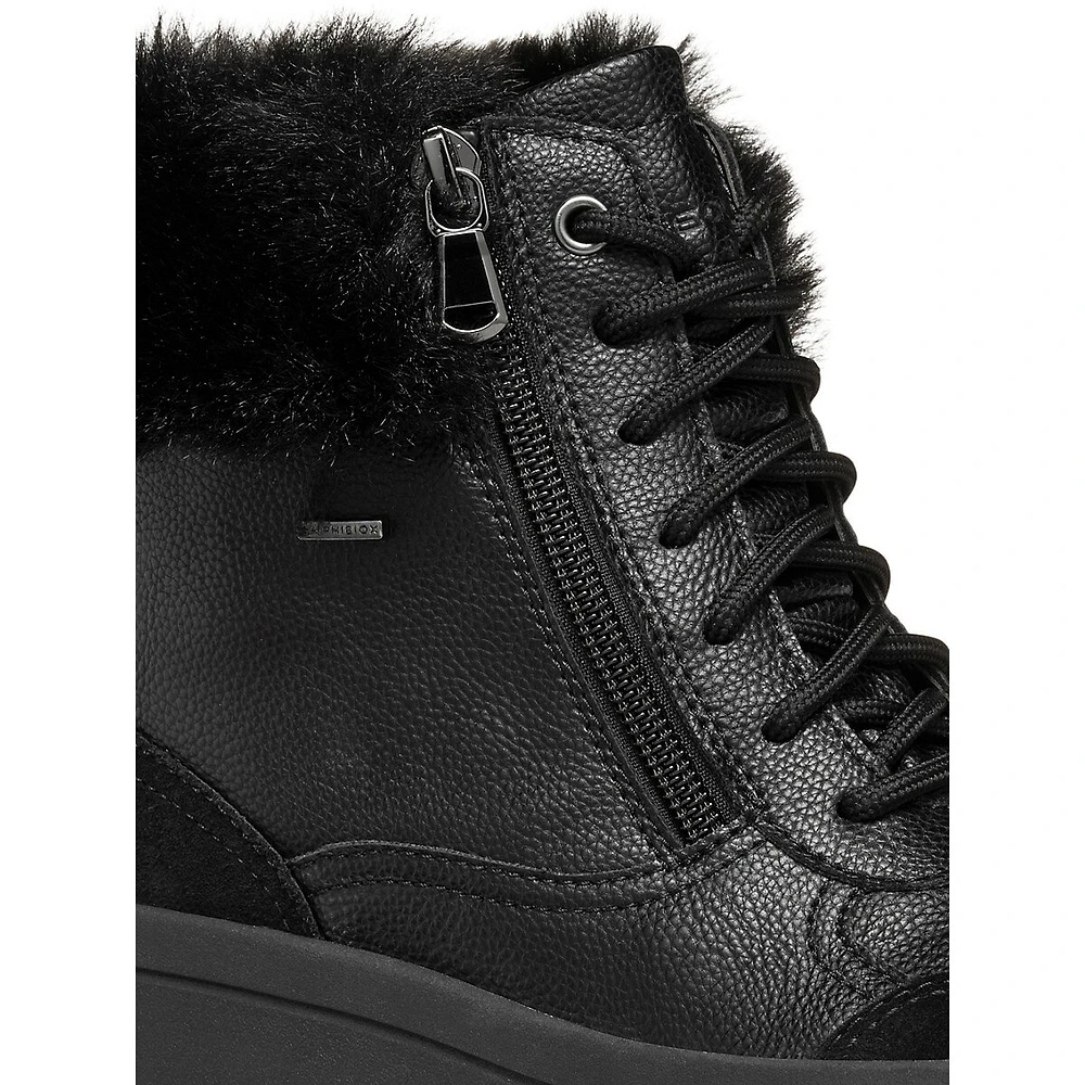 Women's Milleiny Abx Waterproof Faux Fur-Trim Ankle Boots