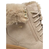 Women's Milleiny Abx Waterproof Faux Fur-Trim Ankle Boots