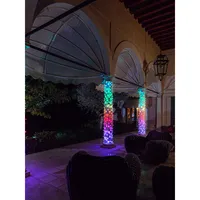 Guirlande de ampoules DEL RGB multicolores RGB Strings commandée par application