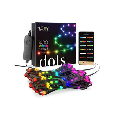 Dots—400 RGB Flexible Led Light String, 66 Ft, 16 Million Colors—Generation II