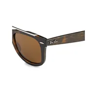 Icons Square 50mm Tortoiseshell Square Sunglasses