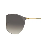 Highstreet 50mm Round Gradient Sunglasses