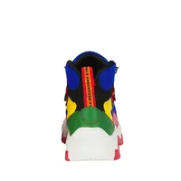 Chaussures de sport aux couleurs contrastées avec ruban adhésif pour enfant