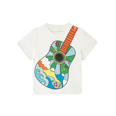 T-shirt à imprimé de guitare pour bébé garçon