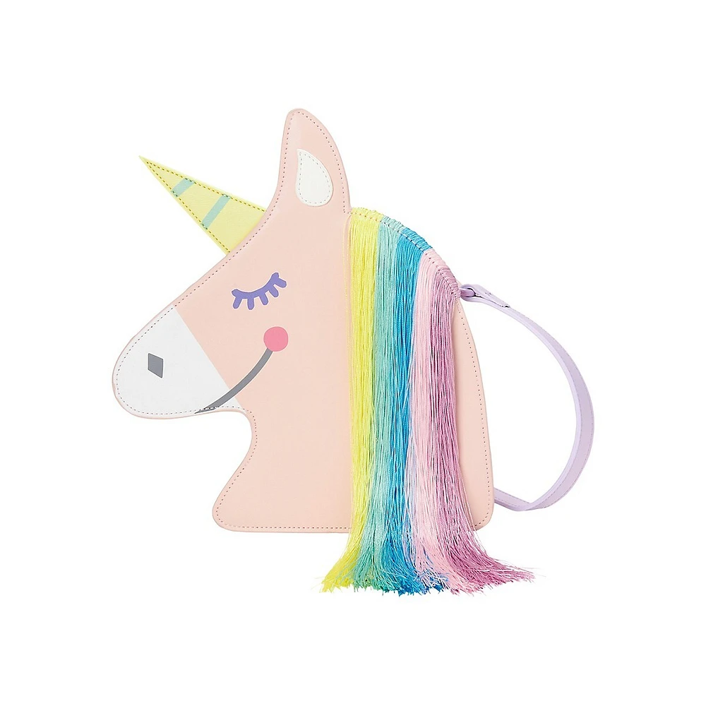 Sac licorne à franges pour fille