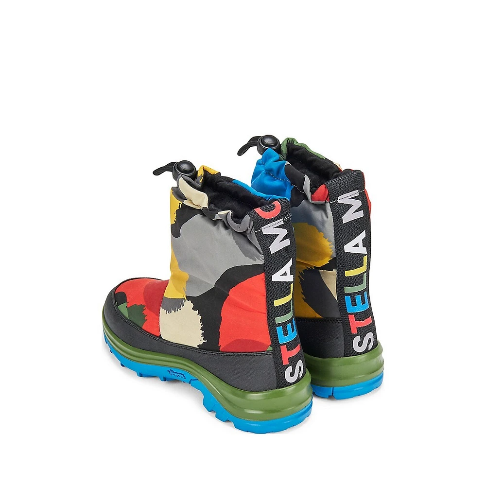 Boy's Colourblock Drawcord Snow Boots