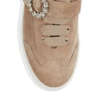 Gemma Embellished Buckle Sneakers