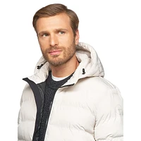 Spherica Hooded Mid Puffer Jacket