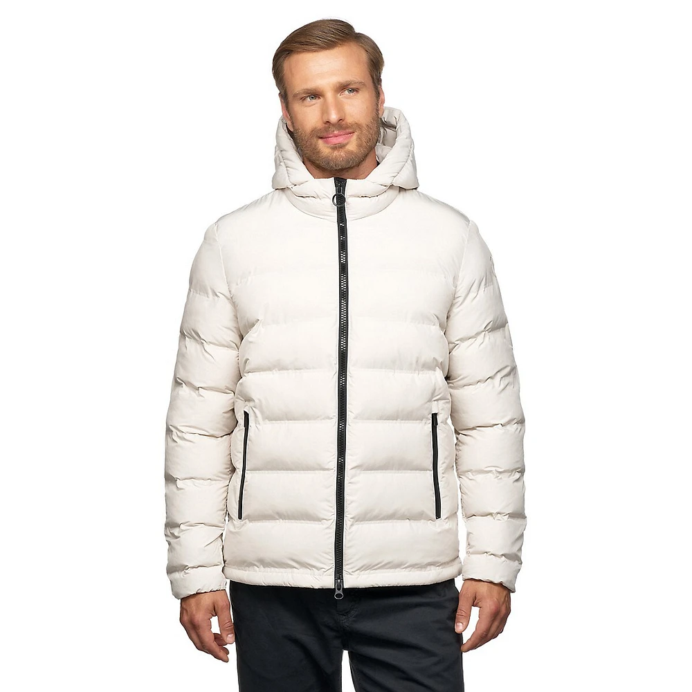 Spherica Hooded Mid Puffer Jacket