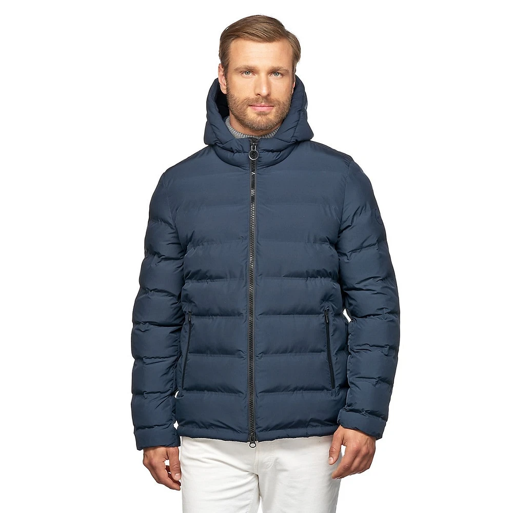 Spherica Hooded Mid Puffer Jacket