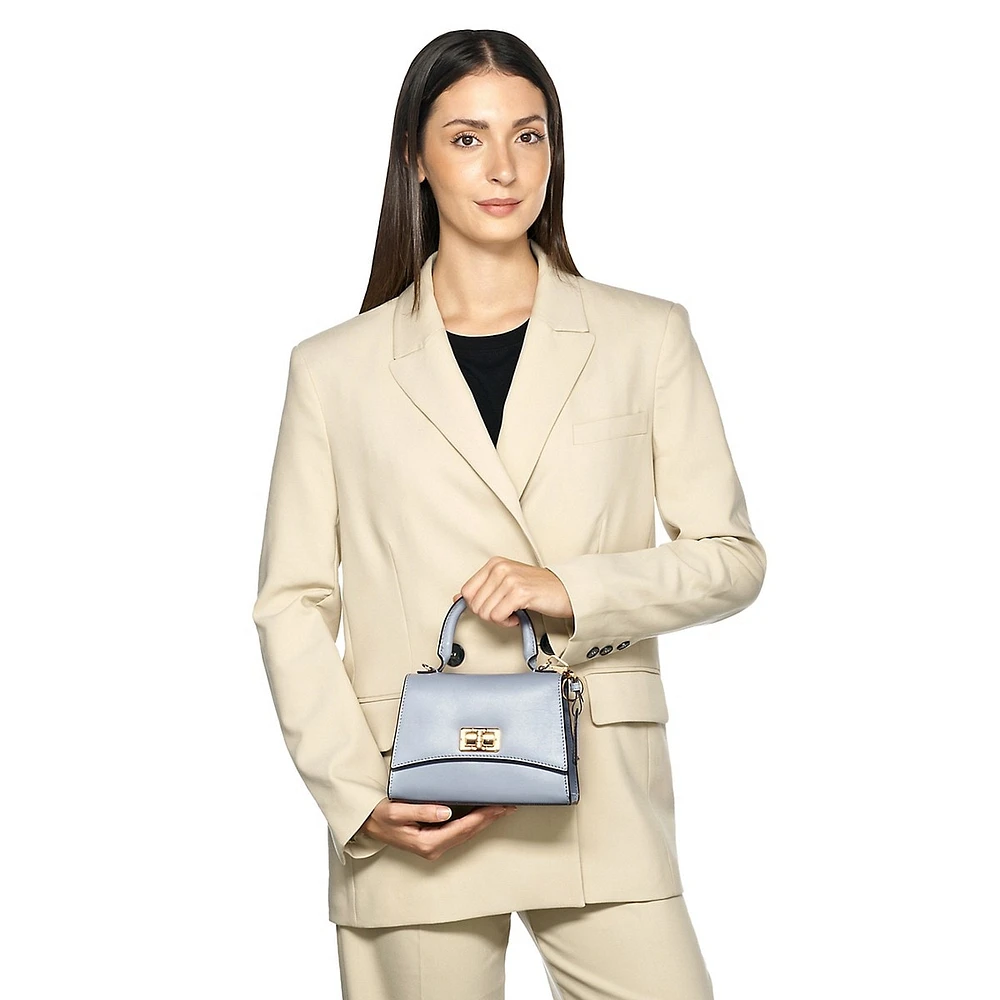 Ciclaminia Leather Shoulder Bag