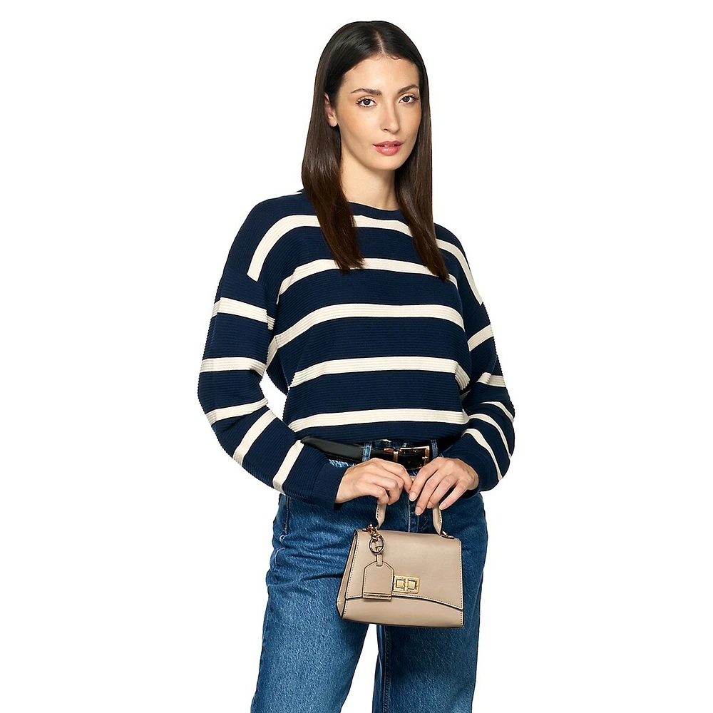 Sac à bandoulière en cuir Ciclaminia