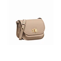 Flavrie Leather Crossbody Bag