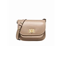Flavrie Leather Crossbody Bag