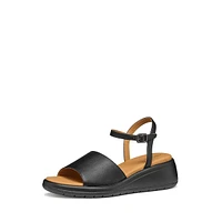 D Meliconia A Peep-Toe Wedge Sandals