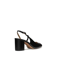 Virnilisa Mid-Heel Slingback Pumps