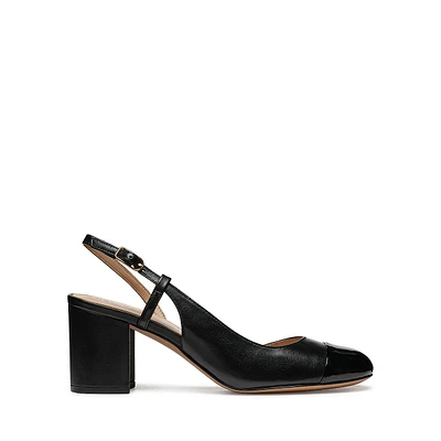 Virnilisa Mid-Heel Slingback Pumps