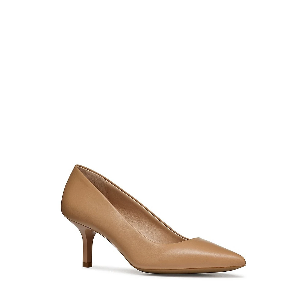 Kleopy Leather Point-Toe Pumps